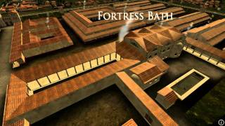 Animation of ancient Roman Fort in Caerleon Wales [upl. by Saduj319]