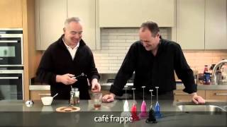 How to make a frappé coffee using an aerolatte milk frother [upl. by Brechtel911]