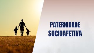 Paternidade socioafetiva [upl. by Aliehs431]