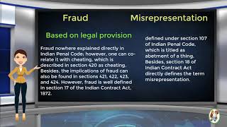 What is Difference Between Fraud amp Misrepresentation [upl. by Aham131]