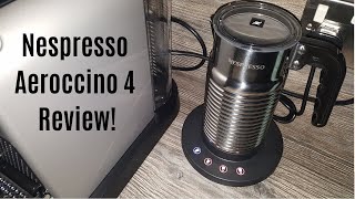 Nespresso Aeroccino 4 Milk Frother Review  Worth upgrading from the Aeroccino 3 [upl. by Ozzie]