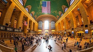 Walking Tour of Grand Central Terminal — New York City 【4K】🇺🇸 [upl. by Ellingston]