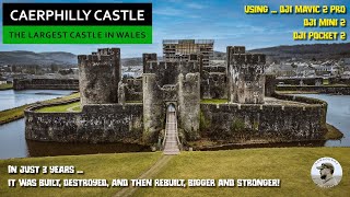 Caerphilly Castle  The Largest in Wales 2nd in Britain [upl. by Naivaf]