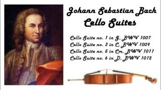 Johann Sebastian Bach  Cello suites in 432 Hz great for reading or studying [upl. by Gray]